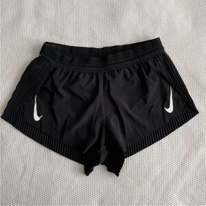 Women's Nike Aeroswift Black Athletic Shorts